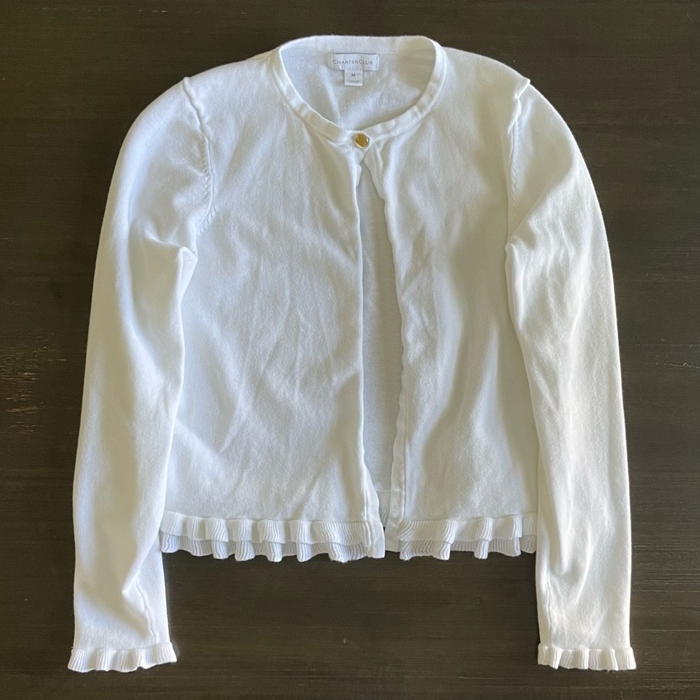 Charter Club Single Button Cardigan